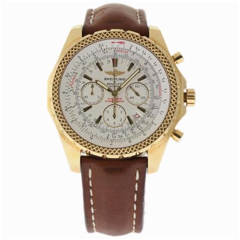 breitling bentley gold bracelet|breitling bentley pre owned.